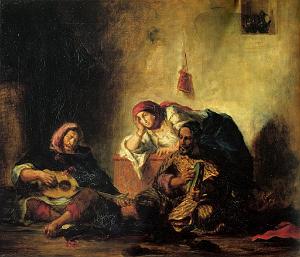 EUGENE DELACROIX-1848 MUSICIENS DE MOGADOR